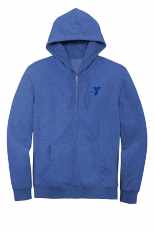 YMCA Casual Full-Zip Hoodie